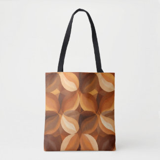 Bolso De Tela Pétalos terrosos