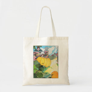 Bolso De Tela Peter Pumpkin-Eater Madre Rhyme de uva