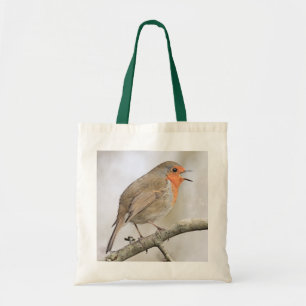 Bolso De Tela Petirrojo
