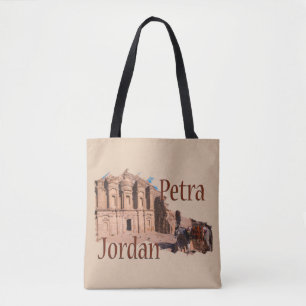 Bolso De Tela Petra, Jordania: El monasterio