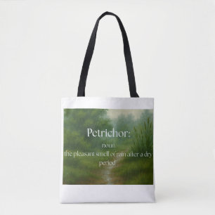 Bolso De Tela Petrichor: Olor a lluvia