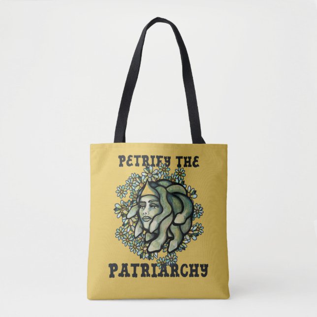 Bolso De Tela Petrify el patriarcado Medusa Gorgon (Anverso)