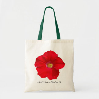 Bolso De Tela Petunia roja
