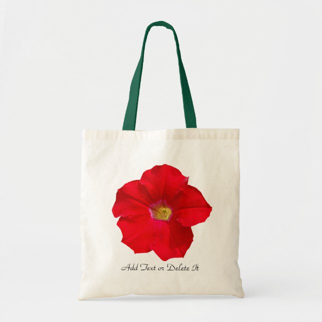 Bolso De Tela Petunia roja (Frente)