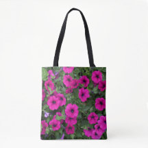 Petunias Florales Rosa Brillante