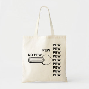 Bolso De Tela Pew Pew Pew Pew