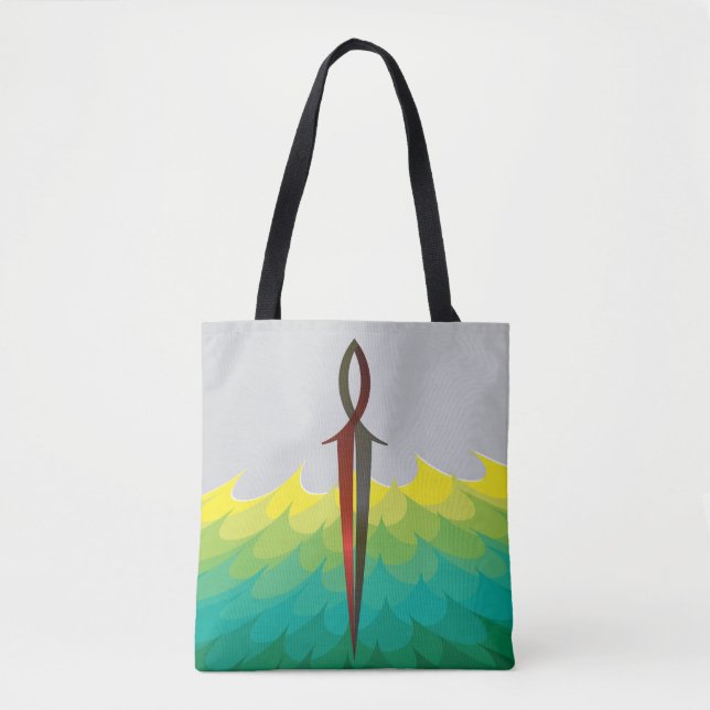Bolso De Tela Pez Espada Jesús (Anverso)