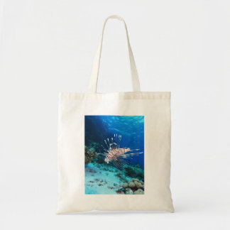 Bolso De Tela Pez León o Pterois Miles, Pez del Arrecife Oceánic