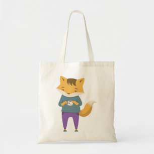 Bolso De Tela Pezón lindo con taza de té