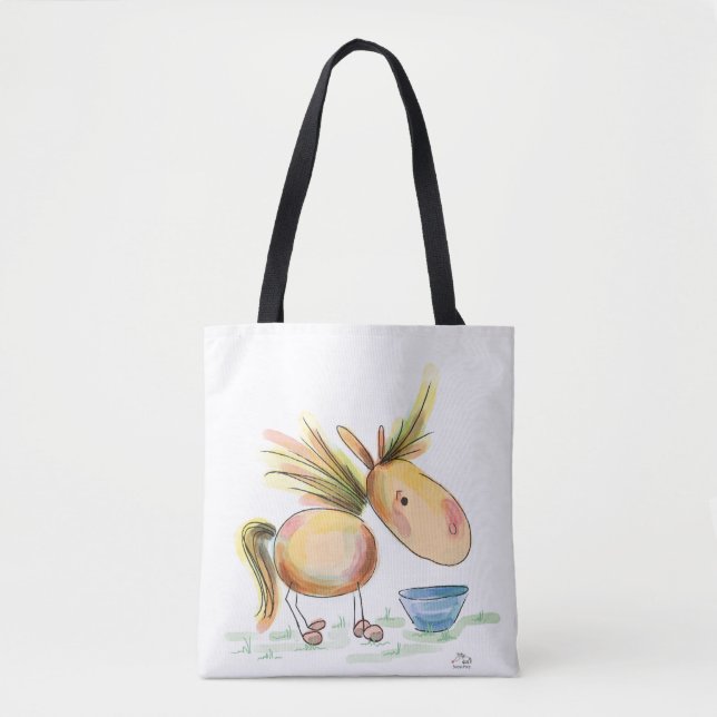 Bolso De Tela Pferde Tasche mit süssem Pony (Anverso)