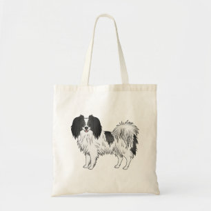 Bolso De Tela Phalène Con Detalles Negros Cuidados Perro Feliz F
