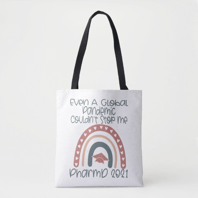 Bolso De Tela PharmD Médica de Posgrado de Farmacia (Anverso)