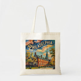 Bolso De Tela Philadelphia Pennsylvania US Retro Van Gogh Travel