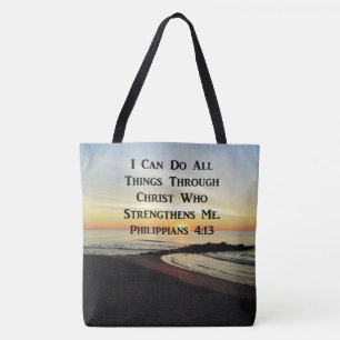 BOLSO DE TELA PHILIPPIANS QUE TOMAN LA RESPIRACIÓN 4:13 SCRIPTUR