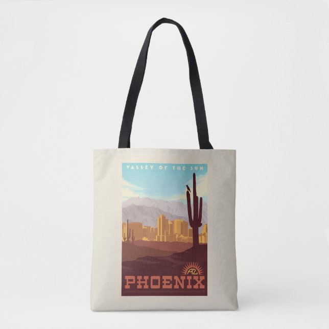 Bolso De Tela Phoenix, Arizona (Anverso)
