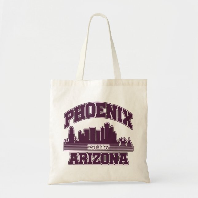 Bolso De Tela Phoenix, Arizona (Frente)