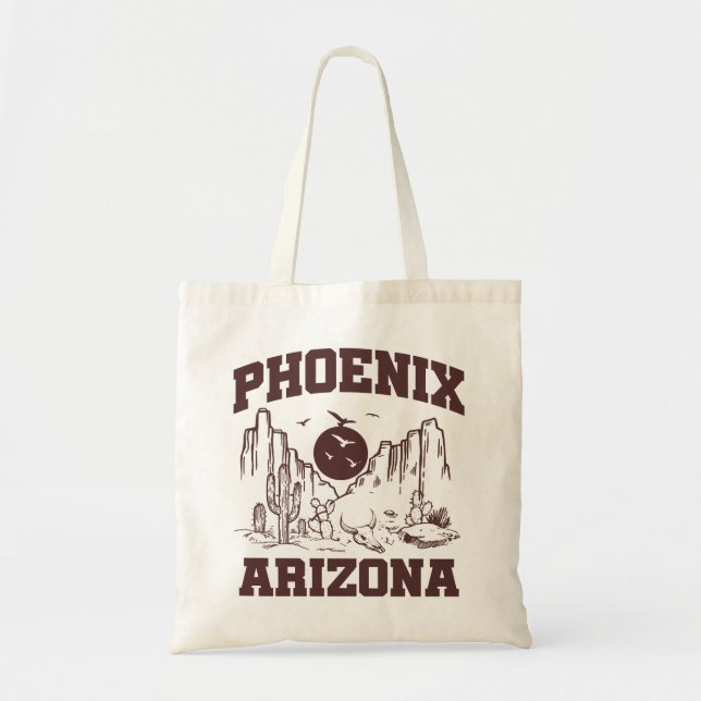 Bolso De Tela Phoenix, Arizona (Frente)