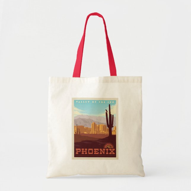 Bolso De Tela Phoenix, Arizona (Frente)