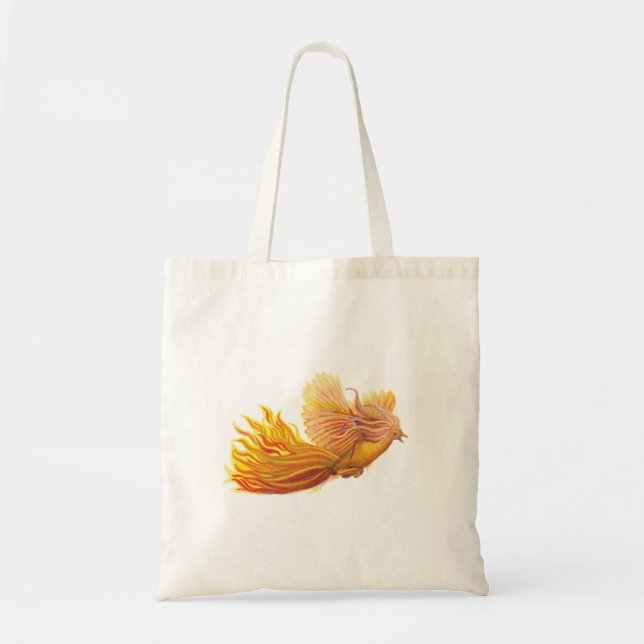 Bolso De Tela Phoenix Bird Rising (Frente)