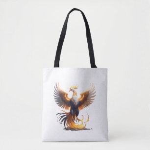 Bolso De Tela Phoenix Rise Hoodie 🔥 Mythtic Fire Bird Sweatshi