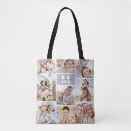 Bolso De Tela Photo Collage Monogram Picture