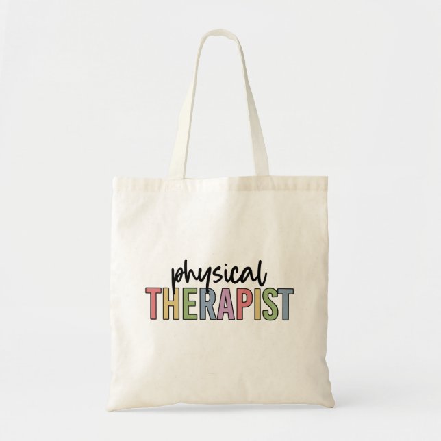 Bolso De Tela Physical Therapist PT Graduate Physiotherapy (Frente)