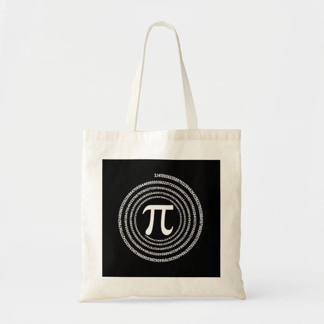 Bolso De Tela Pi Mathematics Pi Maths (Frente)