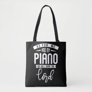Bolso De Tela Pianista Cristiano Música Religiosa Lord Piano Pl