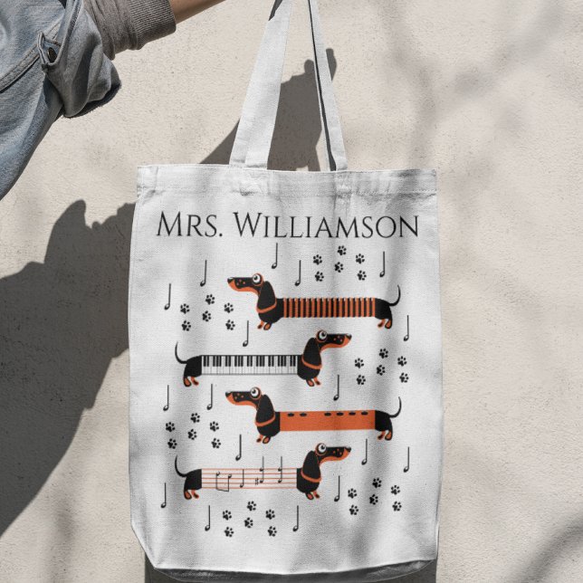 Bolso De Tela Pianista musical Gracias Profesor De Nombre De Per (Subido por el creador)