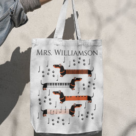 Bolso De Tela Pianista musical Gracias Profesor De Nombre De Per
