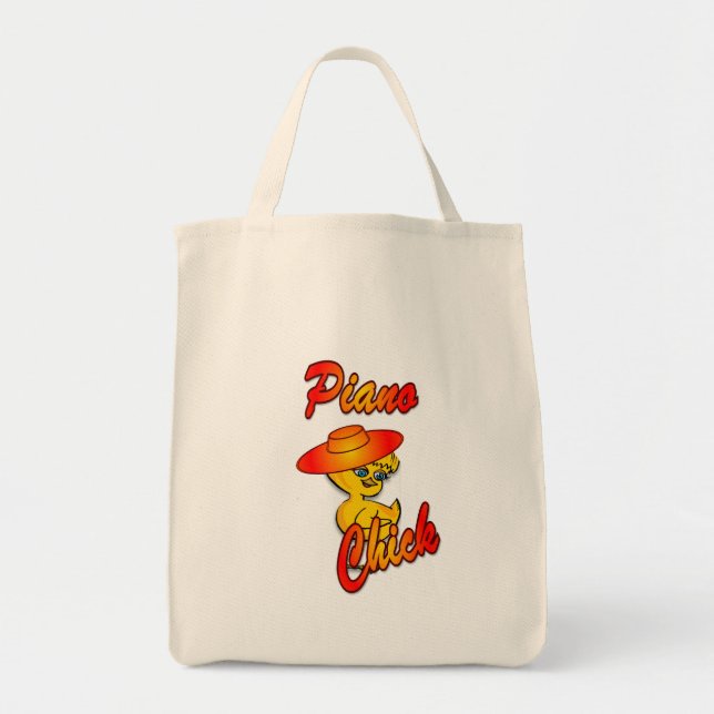 Bolso De Tela Piano Chick #5 (Frente)