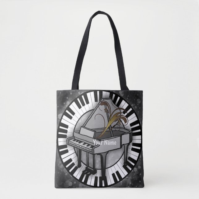 Bolso De Tela Piano de cola  (Anverso)