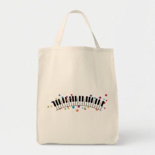 Bolso De Tela Piano Totebag del confeti
