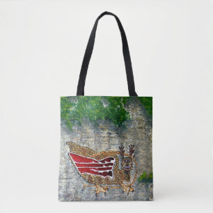 Bolso De Tela Piasa Bird Illinois, leyenda nativa estadounidense