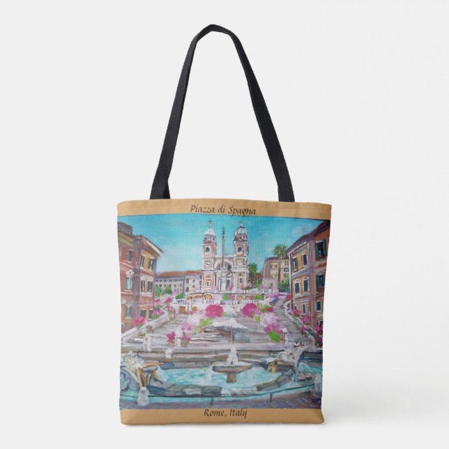 Bolso De Tela Piazza di Spagna - (Reverso)