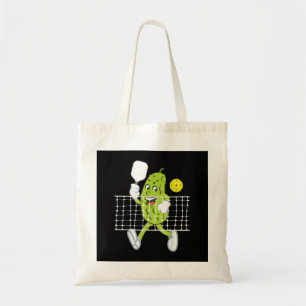 Bolso De Tela Pickle Jugando Pickleball - Divertido Paddle
