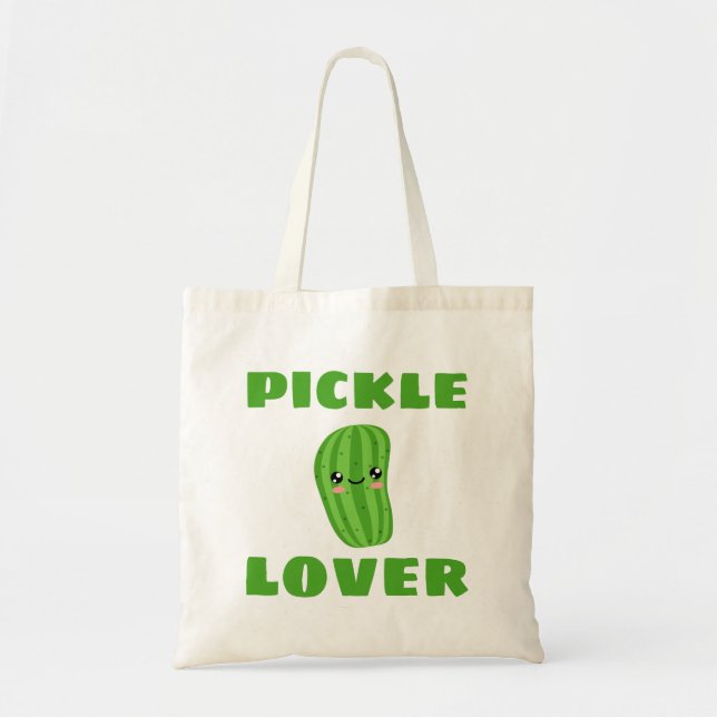 Bolso De Tela Pickle Lover (Frente)