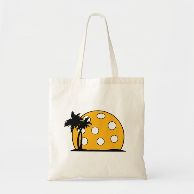 Bolso De Tela Pickleball Beach Sunset (Frente)