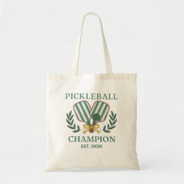 Bolso De Tela Pickleball Champion Custom Established Year