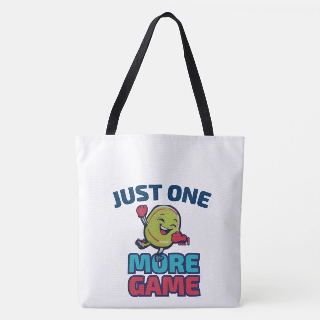 Bolso De Tela Pickleball Crew Tote Bag – Pickleball Player Shoul (Anverso)