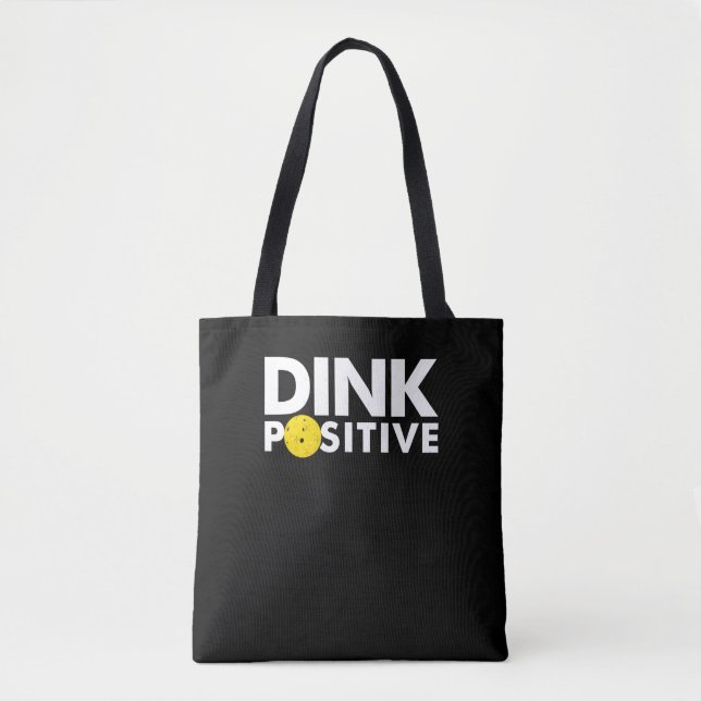 BOLSO DE TELA PICKLEBALL HUMOR DINK POSITIVE FUNNY PICKLEBALL LO (Anverso)