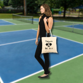 Bolso De Tela Pickleball Picklemania Dill With It divertido jueg