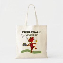 Bolso De Tela Pickleball se bate bien con otros