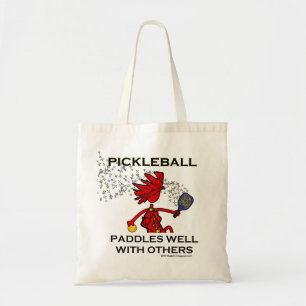 Bolso De Tela Pickleball se bate bien con otros