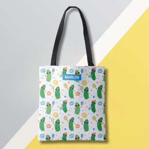 Bolso De Tela Pickles cutáneos jugando al baloncesto