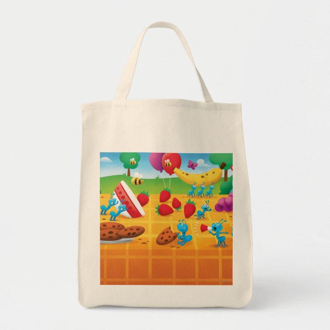 Bolso De Tela Picnic de verano (Frente)