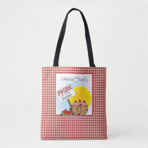 Bolso De Tela Picnic en el parque