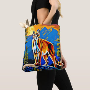 Bolso De Tela Pico de los leones de montaña