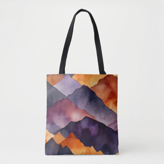 Bolso De Tela Picos pintados (Anverso)