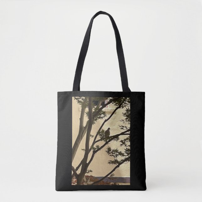 Bolso De Tela pie amoroso (Anverso)